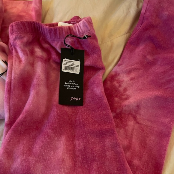 NWT full set Wildfox love potion tie dye set S - Picture 3 of 5